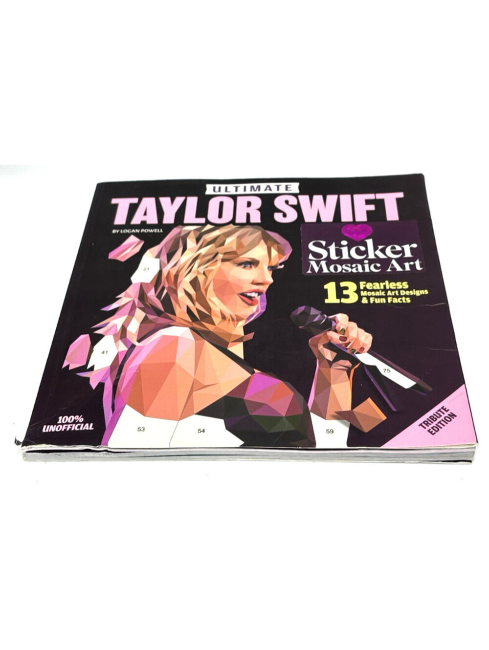 Ultimate Taylor Swift Sticker Mosaic Art Book 13 Fearless Designs Fun Facts